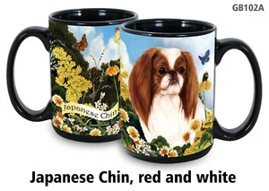 Gartenparty Tasse - rot und weiß japanisches Kinn - Bild 1 von 1