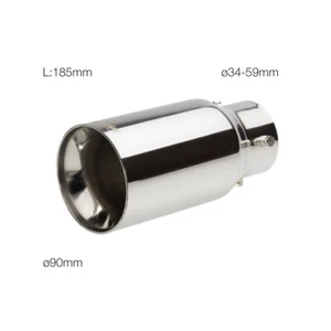 Simoni Racing Terminale universal codino marmitta estetico  rotondo acciaio inox - Foto 1 di 1