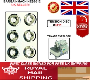 YAMATO ORIGINAL ZF1500 DISCO DE TENSIÓN (2 PIEZAS) 3111 PIEZA MÁQUINA DE COSER INDUSTRIAL PIEZA - Imagen 1 de 4