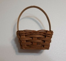 PREMIUM Wooden Oblong Basket by LONE TRAIL 5x7"