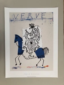 PICASSO,'COVER FOR VERVE MAGAZINE,1951' MEGA RARE 1996 SERIGRAPH - Bild 1 von 8