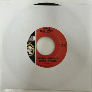 Chubby Checker & Bobby Rydell JINGLE BELL ROCK (45 HOLIDAY) #205 PLAYS VG - Picture 1 of 5