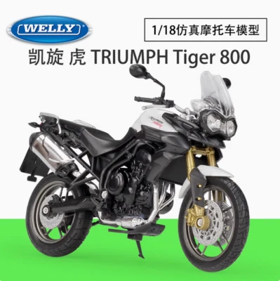 1/18 TRIUMPH Tiger 800 Explorer Simulation Alloy Motorcycle Model Pendant Toy - Image 1 of 4