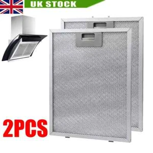 2Pcs 320 x 260mm Cooker Hood Filters Metal Mesh Extractor Vent Filter Universal - Picture 1 of 9