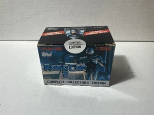 Topps 1990 Robocop 2 Completo Collezionisti ED SET Sigillato 110 CARTE, 11 Adesivi - Foto 1 di 4