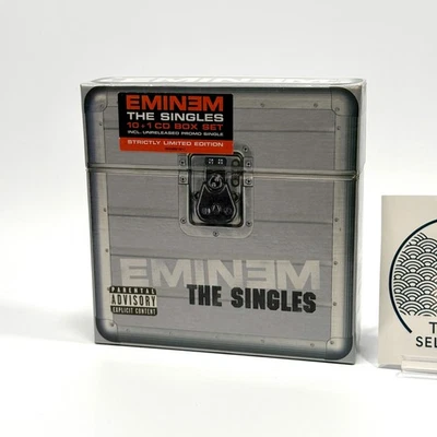 EMINEM THE SINGLES 10+1 CD BOX SET Rare Ltd Ed Hip Hop Collection - Image 1 of 4