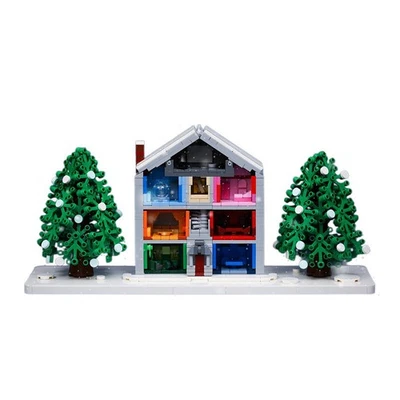 Lover House Cottage Building Blocks MOC Romantic Cabin Villa Model Bricks Kit - Image 1 of 4