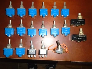 LOT OF USED LARGE TOGGLE SWITCHES (UNTESTED) - Picture 1 of 1
