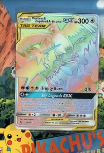 Pokémon TCG Moltres & Zapdos & Articuno GX 69/68 Hidden Fates Secret Rare NM - Bild 1 von 2