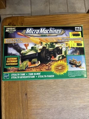 Vintage 2000 Micro Machines, Military Stealth Tank Hasbro Boxed Unopened - Image 1 of 4