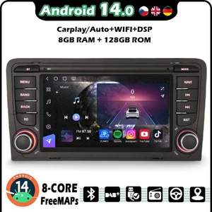 Android 14 Qualcomm 128GB Android 14 Autoradio Carplay FM Audi A3 S3 RS3 RNSE-PU - Bild 1 von 14