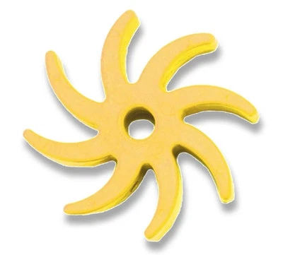 Желтый резиновый виброгаситель кабельного стержня PSE 1 упаковка #01097YL - Изображение 1 из 3