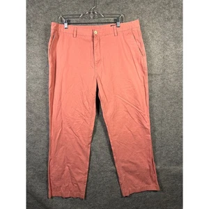 Vineyard Vines Island Pant Mens 38x34 Coral Pink Chino Casual Trousers - Picture 1 of 8