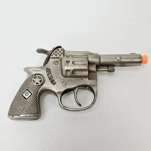 ANTIQUE HUBLEY “JUNIOR, POLICE .32” CAST IRON CAP GUN 1940* 1 Star - Picture 1 of 8