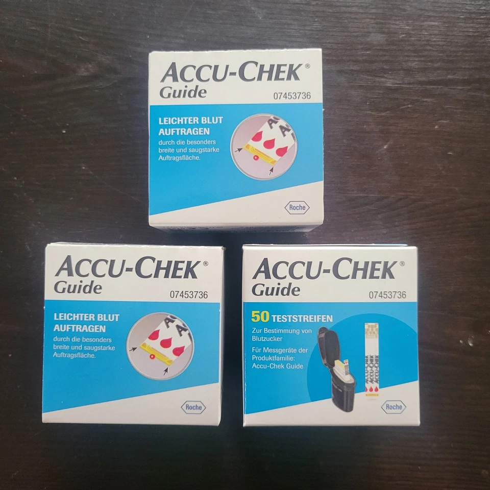 150 ACCU-CHEK Guide Blutzucker-Teststreifen MHD 28-02-2027 *NEU/OVP* - Bild 1 von 1