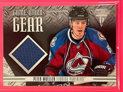 2012-13 Panini Titanium Peter Mueller Game Worn Gear Jersey #GG-PM Hockey - Image 1 of 2