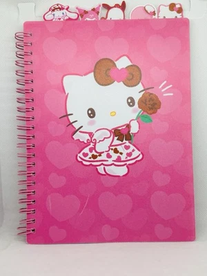 Hello Kitty Sanrio hearts tabbed journal - Image 1 of 2