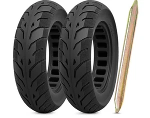 2Pcs 10x2.5 Solid Tire,10 Inches Electric Scooter Wheels 10 x 2.5 Solid Tires - Picture 1 of 7