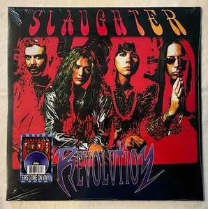 Slaughter - Revolution (Deluxe Limited Edition BLUE LP - Only 500 Made) NEW - Picture 1 of 2