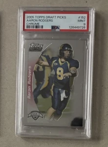 Topps Draft Picks 2005 cromo #152 Aaron Rodgers PSA 9 como nuevo - Imagen 1 de 2