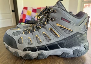 Skechers Blais-Bixford dunkelgrau wasserdicht EH Stahlkappe Stiefel 77054 Herren 12 - Bild 1 von 9