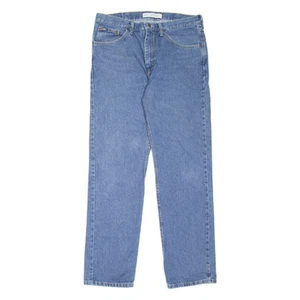LEE Mens Jeans Blue Regular Straight W34 L34 - Picture 1 of 6