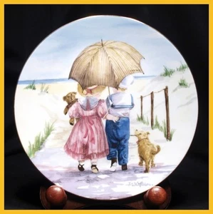 Royal Worcester - One Glorious Summer - The Parasol - In New Condition ! - Picture 1 of 1