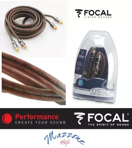 FOCAL ELITE ER5 CAVO AUDIO RCA 5MT AMPLIFICATORE AUTO CAMION HI-FI DJ - Foto 1 di 5