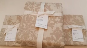 Pottery Scheune Jacquard Medaillon Voll-/Königin Bettbezug & 2 Euro Shams, neutral - Bild 1 von 3