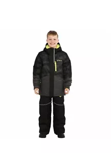 Kids Winter Snow Suit Black/Green NWT - Picture 1 of 4