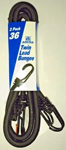 Cordons élastique à double plomb Ancra 95739, noir pack de 2 36 pouces - Photo 1/1