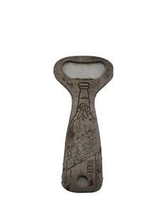Vintage Pabst Blue Ribbon Beer Etched Bottle Opener 1001 Vaughan Chicago - Picture 1 of 3