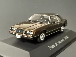 1984 Ford Mustang GT Brown 1/43 Fox body HTF Us Seller ! - Picture 1 of 8