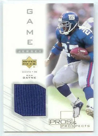 Ron Dayne Giants 2001 UD Pros & Prospects Game Jerseys - Image 1 of 1