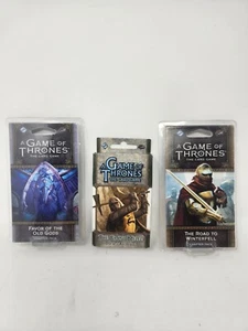 Juego de Tronos Juego de Cartas 3 Paquetes de Capítulos Favor Dioses Antiguos Grand Melee Road Invierno - Imagen 1 de 2