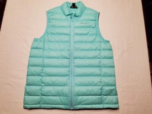 Eddie Bauer Cirruslite Down Vest Puffer Vest Jacket Girls LG 14 Teal Mint EUC!! - Picture 1 of 17