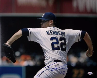 Ian Kennedy Signed Padres 16x20 Photo PSA/DNA COA Picture Autograph Poster USC 3 - Image 1 of 4