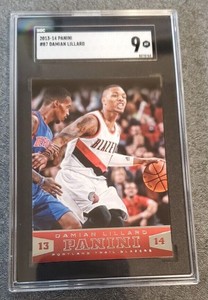 2013-2014 Panini Damian Lillard #87 SGC 9 Blazers