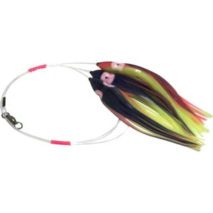Daisy Chain Leader - Dark Purple & Yellow - Marlin, Tuna, Mahi, Sailfish, Whaoo - Picture 1 of 1