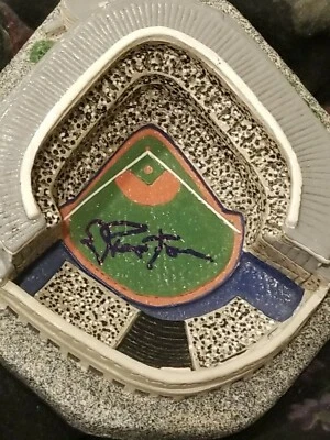 Joe pepitone signed yankee stadium replica display 6 inch mlb autographed auto - Image 1 of 3
