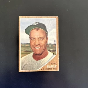 1962 Topps Baseball # 463 Hank Bauer A's - Foto 1 di 2