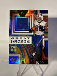 2020 Panini Illusions Zack Moss Great Expectations Rookie Jersey Relic RC #GE26 - Picture 1 of 2