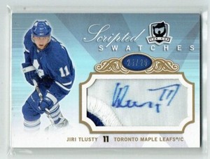 07-08 UD Upper Deck The Cup Scripted Swatches  Jiri Tlusty  25/25  Patch  Auto