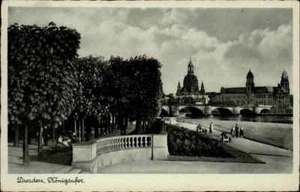 Feldpostkarte 2. WK 1940 DRESDEN Königsufer, Feldpost gelaufen an FP-Nr. 12604 - Picture 1 of 2
