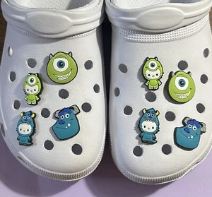 Croc Charm Hello Kitty Disney Pixar Monster Inc 8pc Set New ! Read Description - Picture 1 of 2