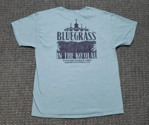 Bluegrass Hawaii Men's LARGE T Shirt Ho'omaluhia Botanical Gardens Ko'olau Range - Picture 1 of 18