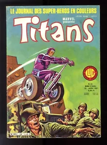 TITANS No. 33 07/81 STAR WARS / MACHINE-MAN / CAPTAIN MARVEL good condition - Picture 1 of 3