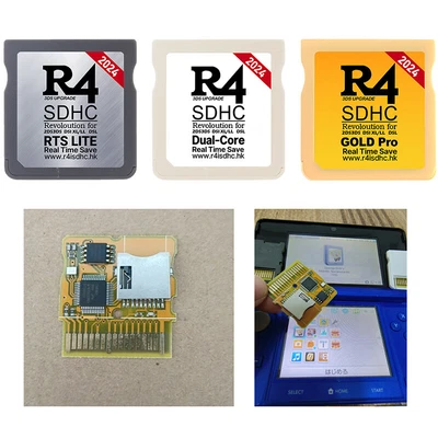 R4 SDHC Pro Karte für Nintendo DS und 3DS als digitale Speicherkarte für Spiele - Bild 1 von 4