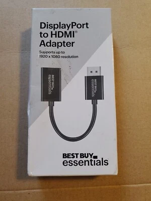 Best Buy essentials- DisplayPort to HDMI Adapter - Black - Image 1 of 2