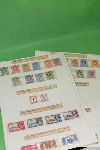 SWAZILAND MNH 1933-1956 w/ SPECIMEN Commonwealth Africa Stamp Collection Cover